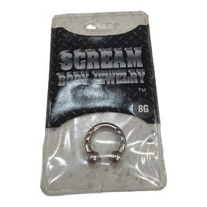 1 Scream Body Nose Jewelry Men or Women's x